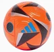 Мяч футбольный Adidas EURO24 Fussballliebe Winter OMB IN9382 №5 Оранжево-черний - изображение 7
