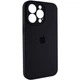 Чохол для смартфона Silicone Full Case AA Camera Protect для Apple iPhone 15 Pro Max 14, Black (FullAAi15PM-14) - зображення 2