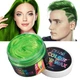 Временная краска-воск для волос Melao зелёная Green Цветной воск для волос 120 ml - изображение 2