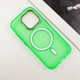 Чохол TPU+PC Lily with MagSafe для Apple iPhone 13 Pro Max (6.7") Neon Green - изображение 4