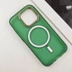 Чохол TPU+PC Lily with MagSafe для Apple iPhone 13 Pro Max (6.7") Army Green - изображение 4