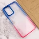 Чохол TPU+PC Fresh sip series для Xiaomi Redmi Note 10 Pro / 10 Pro Max Рожевий / Синій - изображение 3
