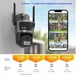 Уличная WiFi IP камера Besder XM77 9Мп 3 объектива Zoom 8-кратный IcSee - изображение 2