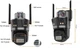 Уличная WiFi IP камера Besder XM77 9Мп 3 объектива Zoom 8-кратный IcSee - изображение 7