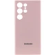 Чохол Silicone Cover Lakshmi Full Camera with Logo Samsung Galaxy S25 Ultra Пудровий - зображення 1