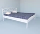Кровать Tobi Sho VERONA-1 двухспальная металлическая 190X180 Белый - изображение 1