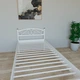 Кровать Tobi Sho VERONA-1 односпальная металлическая 190X90 Белый - изображение 3