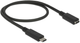 Kabel Delock USB-CM - USB-CF 3.0 0.5 m Black (4043619855322) - obraz 1