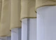 Кухонна занавіска VR-Textil № 078к бежевий з білим 280х170 см (52-0881) - зображення 3