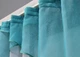 Кухонная тюль арка с ламбрекеном VR-Textil № 025к белый с лазурным 280х170 см (52-0864) - изображение 3