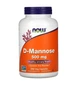 D-манноза, D-Mannose, Now Foods, 500 мг, 240 вегетаріанських капсул (NOW-02816) - изображение 1