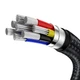 Кабель BASEUS Cafule Metal Cable Type-C to Type-C 2 метра 100W (20V 5A) CATJK-D01 - изображение 6