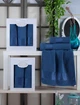 Набор полотенец Gulcan Cotton - Ornament Blue 50*90+70*140 - изображение 2