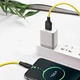 Кабель Hoco X21 Plus (USB to Type-C / 3A) / длина кабеля 1 метр / (black & yellow) - изображение 4