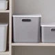 Ящик для зберігання з кришкою, сірий ХХL - зображення 2