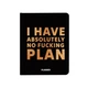 Планер Orner I HAVE ABSOLUTELY NO PLAN А5+ 248 листов чёрный - изображение 1