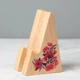 Деревянная подставка для телефона «Flowers» - изображение 1