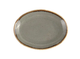 Тарелка мелкая овальная Porland Dark Grey фарфоровая 310мм 112131/DG - изображение 2