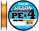 Шнур Sunline Siglon PE х4 (оранж.) 300м 0.242мм 15.5кг / 35lb (1658-09-57) - изображение 1