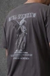 Чоловіча Оверсайз Футболка З Принтом Without Dominion S/M Dark Gray - изображение 5
