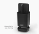 Органайзер для зубных щеток Joseph Joseph EasyStore Matt Black 9х9х12,7 см (70598) - изображение 8