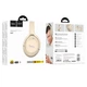 Навушники Bluetooth Hoco W37 Sound Active Noise Reduction BT5.3 500 mAh AUX Ultimate з активним шумозаглушенням Золотий - изображение 2
