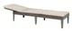 Шезлонг лежак з матрацом пластиковий капучино Keter Jaipur with cushion 255884 - зображення 3