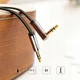 Аудио-кабель UGREEN AV119 3.5mm Male to 3.5mm Male Straight to angle flat Cable 2m Black (UGR-10599) - изображение 3