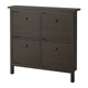 Тумба для обуви IKEA HEMNES тёмно-коричневый 801.561.20 - изображение 1
