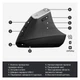 Мышь беспроводная Logitech MX Vertical Черная(910-005448GRP) 231161 - изображение 6