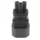 Перехідник живлення для ноутбука WA-0004 IEC320 C14 to C5 Black - зображення 3
