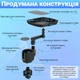 Автомобільний столик в підстаканник з тримачем для смартфона та 2 тримачами для чашок Podofo CCH-01, органайзер в машину для напоїв та їжі - зображення 4