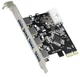 Плата розширення PCI-E на 4 х USB 3.0 з живленням 5 Гбіт/с розширювач портів - зображення 1