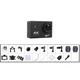 Водонепроницаемая спортивная экшен камера DVR Sport S2 Wi-Fi/SD black - изображение 3