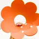 М'який комір-подушка для кішок Lesko DT-1063 Flower Orange L захисний від вилизування - зображення 3