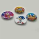Значки Сонік Sonic Badges 5 шт подарункова упаковка - зображення 3