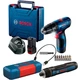 Ударный шуруповерт Bosch Professional GSB 120-Li + отвертка Bosch Professional Go 3 (06019G8100+06019H2201) - изображение 1