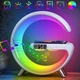 Светильник будильник с Bluetooth-динамиком и зарядное устройство ART 2663 RGB белый - изображение 4