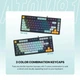 Игровая механическая клавиатура Fantech ATOM81 MK875V2 Red Switch USB/Type-C проводная Sky Blue - изображение 3