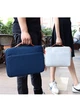 Чехол сумка для ноутбука Макбука Macbook Pro Air M 1 М2 15.4"-16" Синий - изображение 4