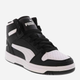 Підліткові демісезонні черевики для хлопчика Puma Rebound Layup SL Jr 37048601 38 (5UK) Чорні (4060981199618) - зображення 2