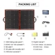 Портативна сонячна панель DOKIO 80W, 12V, (FFSP-80M) + КОНТРОЛЕР - зображення 3