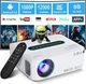 Мультимедійний проектор Xgody X1 з підтримкою 4K, 5G WiFi та Bluetooth 12000 Лм з роздільною здатністю 1080P HD на базі ОС Android та звуком Dolby Sound Б/В - зображення 1