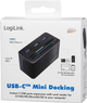 Hub USB Logilink USB 3.2 Gen 1 Dock Station Black (4052792048643) - obraz 5