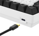 Клавіатура дротова Sharkoon Skiller SGK50 S3 Gateron Yellow USB White (4044951039661) - зображення 7