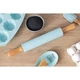 Качалка Ardesto Tasty baking 43,5 см Silicon/Wood Tiffany Blue (AR2323T) - изображение 2