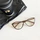 Очки для работы за монитором с блокировкой голубого света Cat Eye Коричневые (A9848) - изображение 5