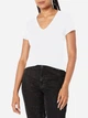 Футболка хлопковая женская Armani Exchange 478880906 S Белая (1159807538) - изображение 1