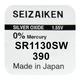 Батарейка серебрянно-цинковая Seiko 390 (SR1130SW/SR54), 1.55V, блистер - изображение 1