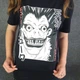 Футболка из хлопка черная размера M c рисунком Рюка из аниме DeathNote (Тетрадь смерти) унисекс - изображение 4